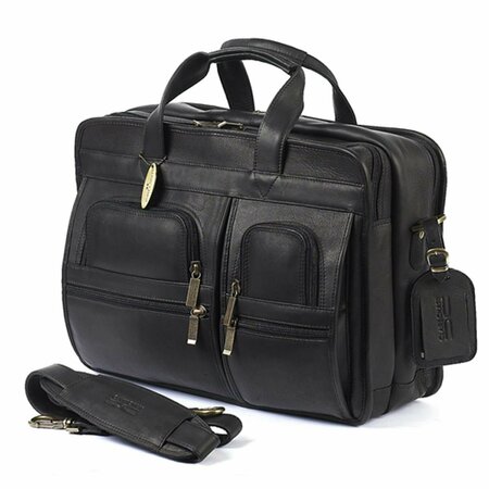 EXECUTIVE TRAVEL 151E-black Executive Computer Briefcase - Black EX2839171